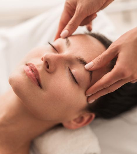 Relaxing facial treatment at Moon Valley Med Spa