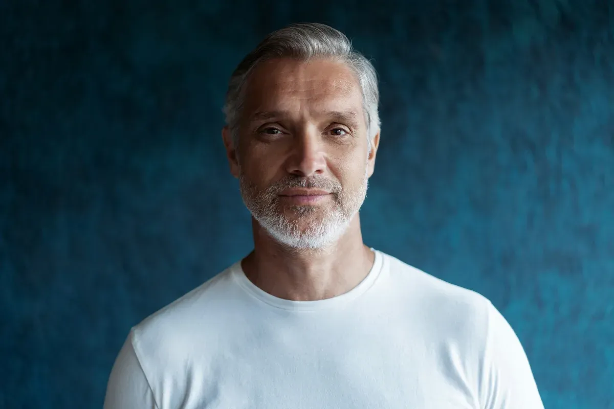 Man in his fifties, hormone therapy and TRT at Moon Valley Med Spa